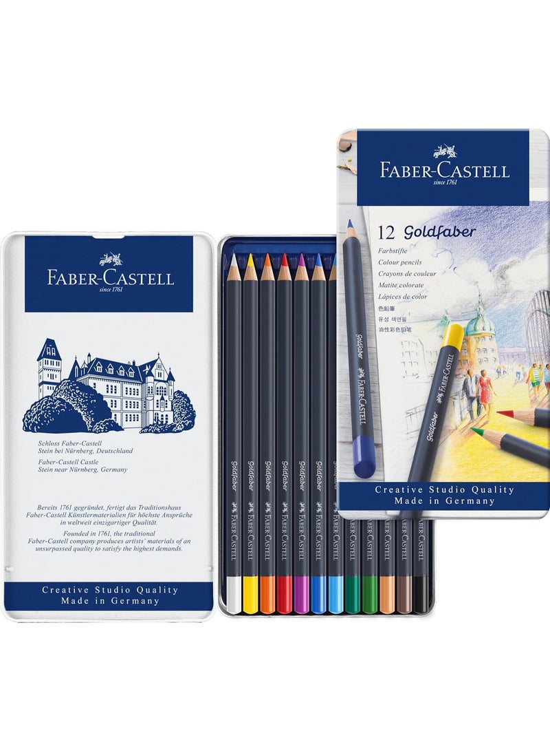 FABER-CASTELL Faber Castell-Goldfaber Color Pencils Set of 12 color - Image 1
